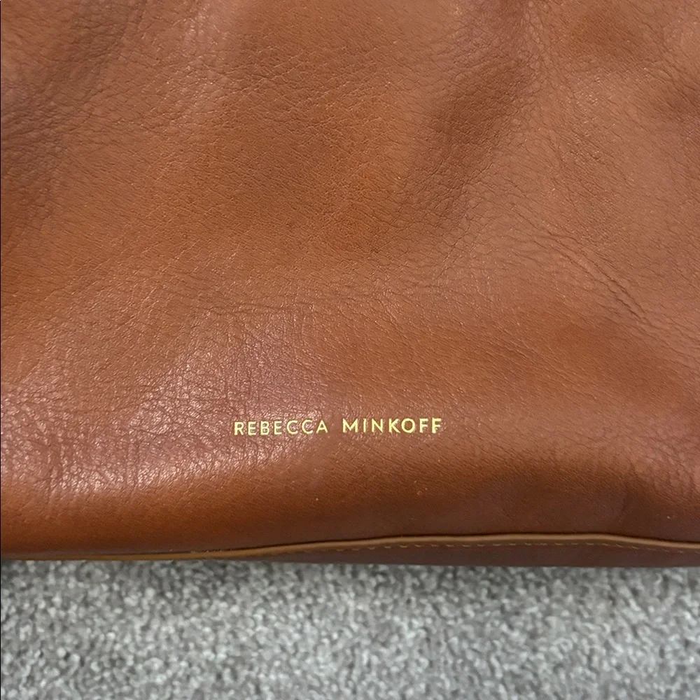 Rebecca Minkoff Tan Crossbody Bag with Gold Accents - Picture 2 of 4